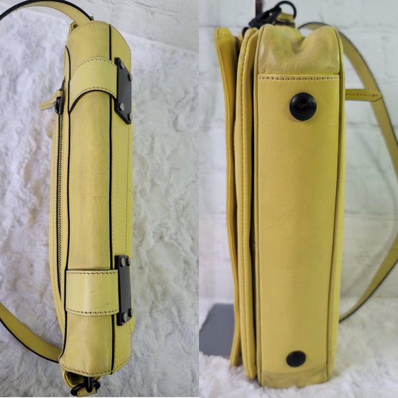 RAG & BONE Pilot Clutch Crossbody in Canary Yellow - Picture 8 of 17